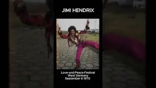 JIMI HENDRIX in West Germany #shorts #jimihendrix #whiskeyblues #music  #bbking