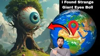 I Found Strange Giant Eyes Boll🤯😱 on Google maps 🔍 🌍 and Google#Earth#video#asgoogleearth08 