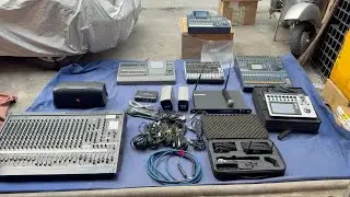 Japanese goods arriving at the end of the year: mixers, Yamaha, Roland, Shure, sound cards. 09633...