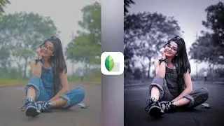 New Snapseed Dark Black Effect Photo Editing Trick 🔥 | Snapseed Background Colour Change Trick