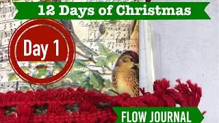12 Days of Junk Journal Gift Tutorials- Day 1- Flowish Junk Journal flip through