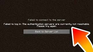 How To Fix Minecraft: Failed To Login: The Authentication servers are currently not reachable