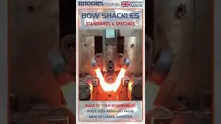 Bow Shackle Manufacturing #shorts #forging #manufacturing