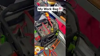 My Work Bag‼️ #tools #asmr #workbag #electrician #organization #electriciantools