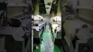 Jacquard workshop -necktie jacquard fabric production