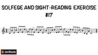 SOLFEGE AND SIGHT READING EXERCISE #17 SOLFEJ VE NOTA OKUMA DERSLERİ #musiceducation #m&uuml;zikeğitimi