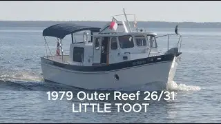 SOLD - 1979 Outer Reef 26/31 Pocket Trawler LITTLE TOOT | Full Tour | Beaufort Yacht Sales