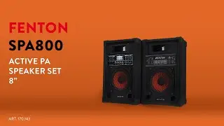 Fenton SPA800 PA Active Speaker Set 8