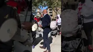 Tony Herbert speaks at O&rsquo;Dwyer Gardens rally