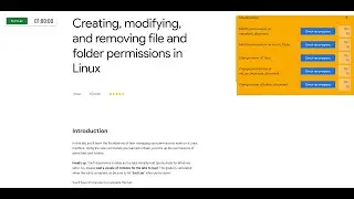 Creating, modifying, and removing file and folder permissions in Linux || #qwiklabs || #coursera