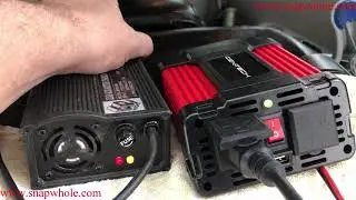 Обзор и установка инвертора Harbor Freight мощностью 400 Вт