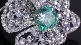 Elegant Floral Ring with Detachable Necklace Pendant | Versatile Jewelry Piece