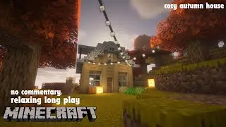 Relaxing Minecraft Longplay - Cozy Autumn House (No Commentary)