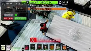 Evolved Site Guard vs Able | ROBLOX: SCP Tower Defense