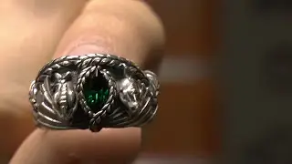 Aragorns Ring: Die Filmreplik aus Silber