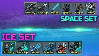 SPACE SET [VS] ICE SET - Pixel Gun 3D
