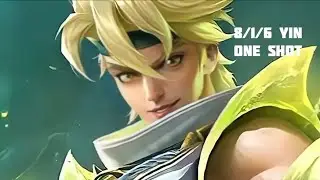 YIN 8/1/6 GOD MODE 🔥 One Combo= kill | MLBB Rank Push 