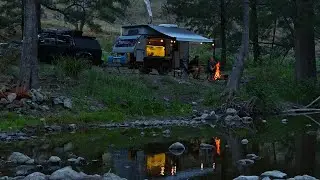 Peaceful Free Camping trip by a River | Campfire Cooking | Relaxing Nature Sounds
