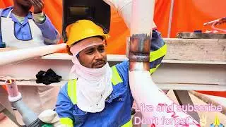 2”पाइप फुल टिग वेल्डिंग फाइनल जरूर देखे किसे मारा जाता है #stickwelding #welding 