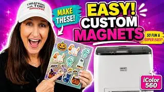 How To Make Easy Magnets With White Toner Printer For Beginners!