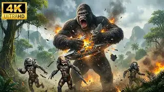 KING KONG vs PREDATOR | No One Is the Prey Anymore  4K Ultra HD | Epic Final Battle