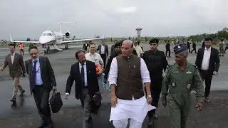 Home Minister accompanied by NSA arrives on 2-day visit to J&K