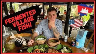 American Trying Khmer Food In THIS Village for the FIRST TIME!