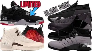 AIR JORDAN 4 BRED 2026 LIMITED, JORDAN BLACK PACK, AJ 12 EGGNOG, STRANGER THINGS FOAMPOSITE + MORE