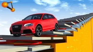 BeamNG.drive - Wipeout with Cars