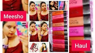 ✨Meesho affordable lipstick haul || reviews in Marathi || @NITTYAVLOGS2115 #meeshohaul