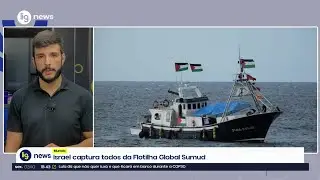 Israel captura todos da Flotilha Global Sumud &ndash; 03/10/2025 &ndash; Lig News