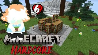Minecraft Hardcore Forever World - Villager House Side Quest & Enchantment table #6