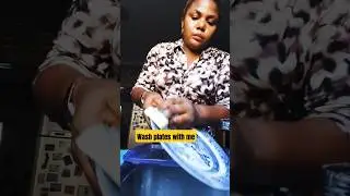 how I wash plate. #washingplates #trend