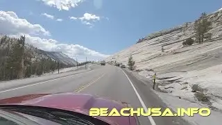 Tioga Pass drive in California