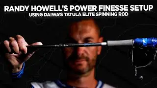 Randy Howell&rsquo;s Daiwa Tatula Elite Spinning Rod Setup for Power Fishing