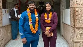 Bajrang punia and sangeeta phogat Wrestling technique USA CAMP