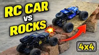 RC Car Off-Roading Madness Smoke Car vs 4x4 Rock Crawler