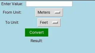 Length units converter python program | Python Beginners Project Idea