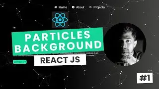 How to Add a Particles.js Background to Your Website | React.js ✨