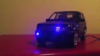 Rastar 1/14 fully modded unmarked police range rover 5 ch planet t7