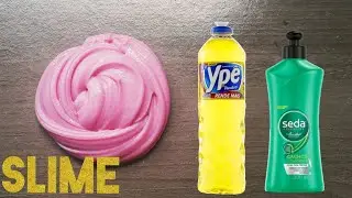 COMO FAZER SLIME DE DETERGENTE E CREME DE PENTEAR