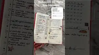 Hobonichi ajanda haftalık planlama #hobonichi #hobonichiplanner #hobonichi2025 #ajanda #planning