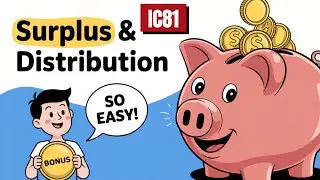 🔥 IC81 Surplus & Distribution Full Chapter | Profit, Bonus, Valuation SUPER EASY with Examples 🔥