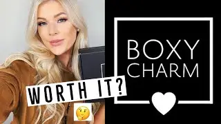 I TRIED OUT BOXYCHARM *finally* || November 2019 BoxyCharm Unboxing || Hallie Anne