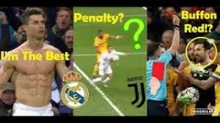 Real Madrid 1-3 Juventus Penalty Ronaldo & Red Card Buffon | SOCCER DEPOT