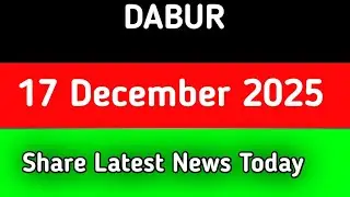 Dabur India Ltd share latest news || dabur india share latest news || dabur india limited share news
