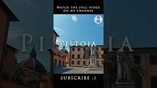 Pistoia, Italy 🇮🇹 - Virtual Walking Tour City 4K 60FPS #Shorts