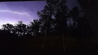 Relax to no loop video of an intense thunderstorm with enhanced audio | Rain & Thunder Sounds