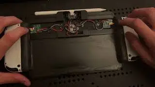 3D printed iPad Mini Joy-Con grip with USB-C charging for the Joy-Cons