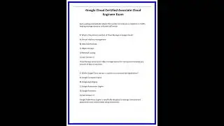 Google Cloud Certified Associate Cloud Engineer Exam 636x882